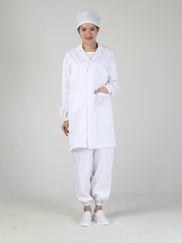Cotton Lapel Medical lab coat